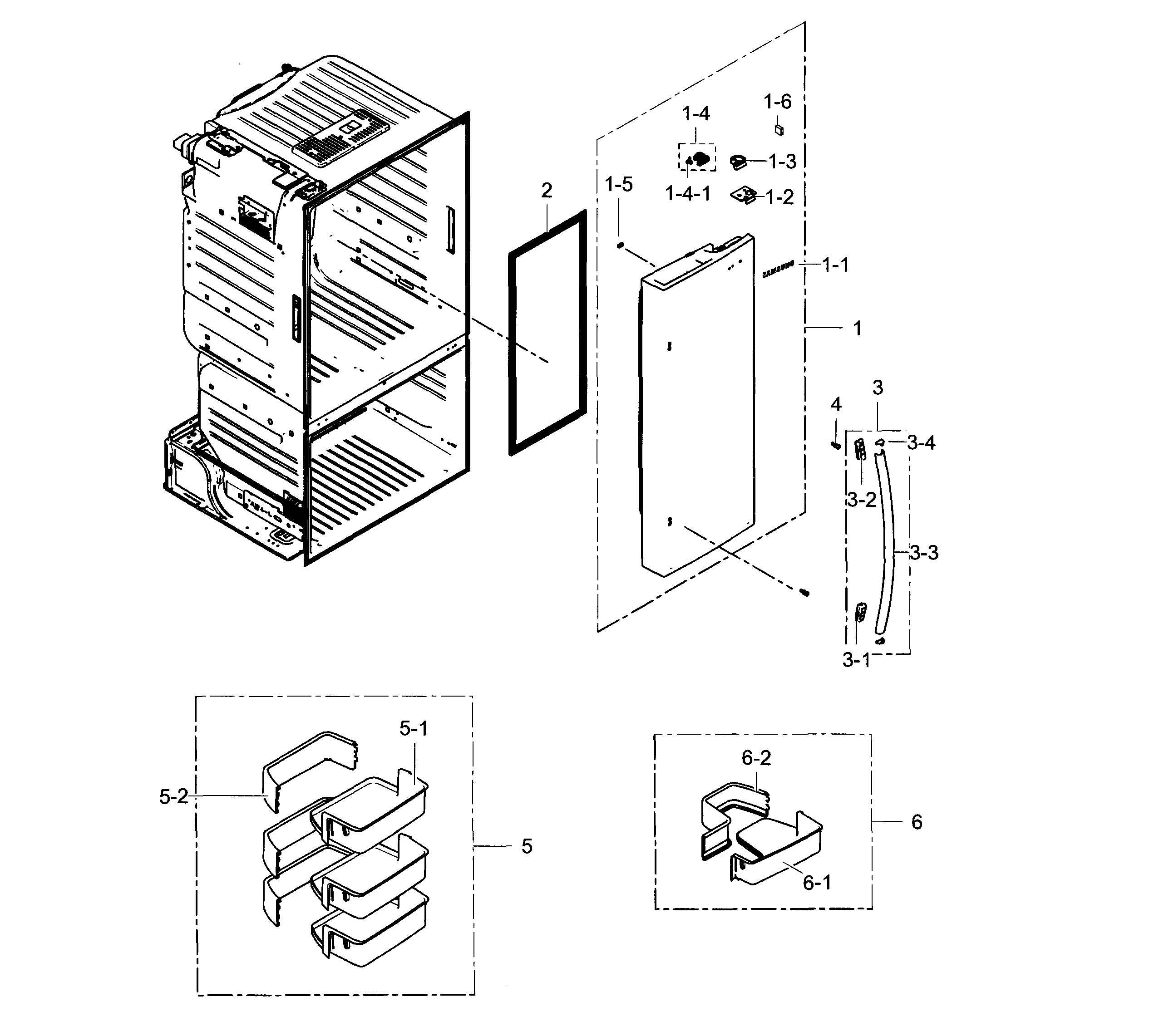 Fridge door r