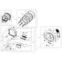 Samsung DV40J3000EW/A2-00 drum parts diagram