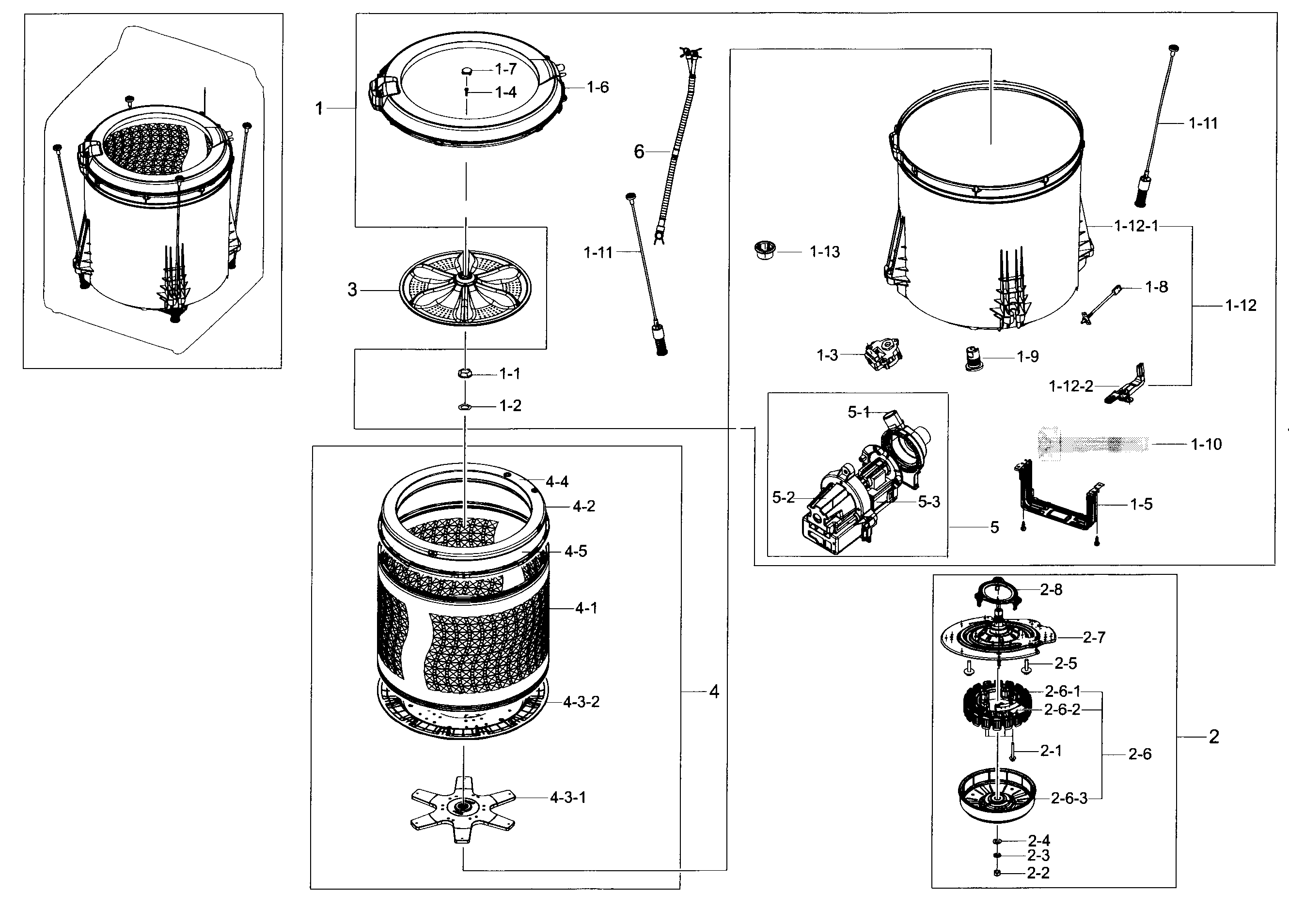 TUB PARTS