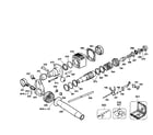 DeWalt DW531K TYPE 103 motor/handle diagram