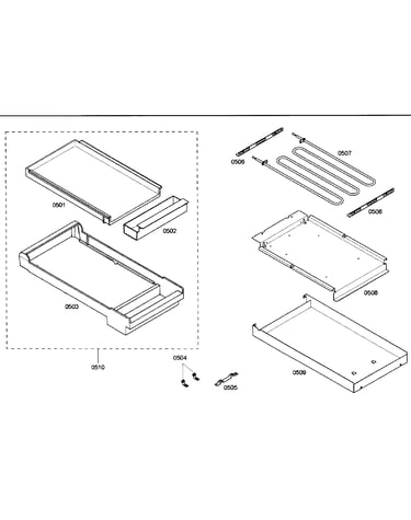 Griddle assy