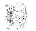 Samsung RF23HTEDBSR/AA-02 cabinet diagram