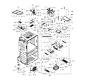 Samsung RF25HMEDBBC/AA-03 fridge / icemaker diagram