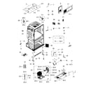 Samsung RF25HMEDBBC/AA-03 cabinet diagram