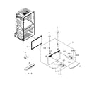 Samsung RF25HMEDBBC/AA-03 freezer door diagram