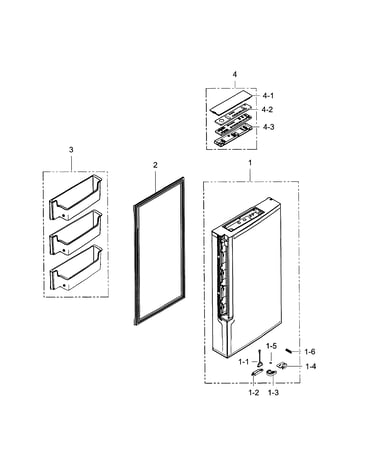 Freezer door r