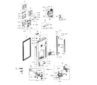 Samsung RF34H9960S4/AA-01 fridge door l diagram