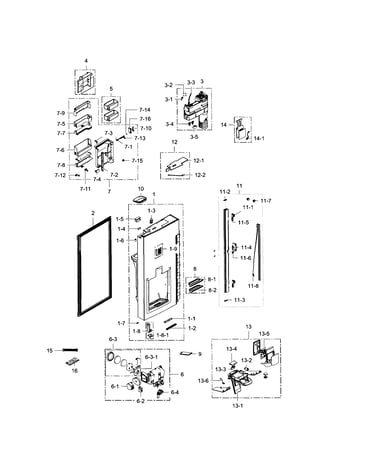 Fridge door l