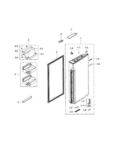 Fridge door r