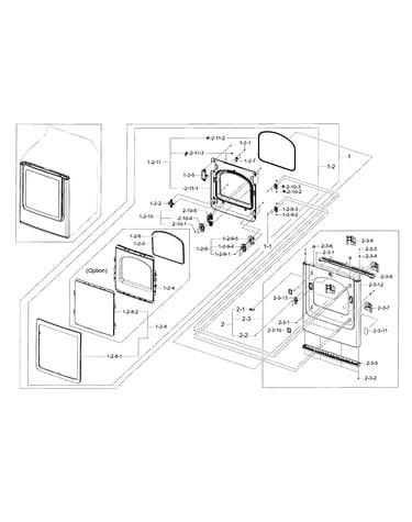 Frame front & door