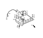 Generac GP5500-5939-5 fuel tank diagram