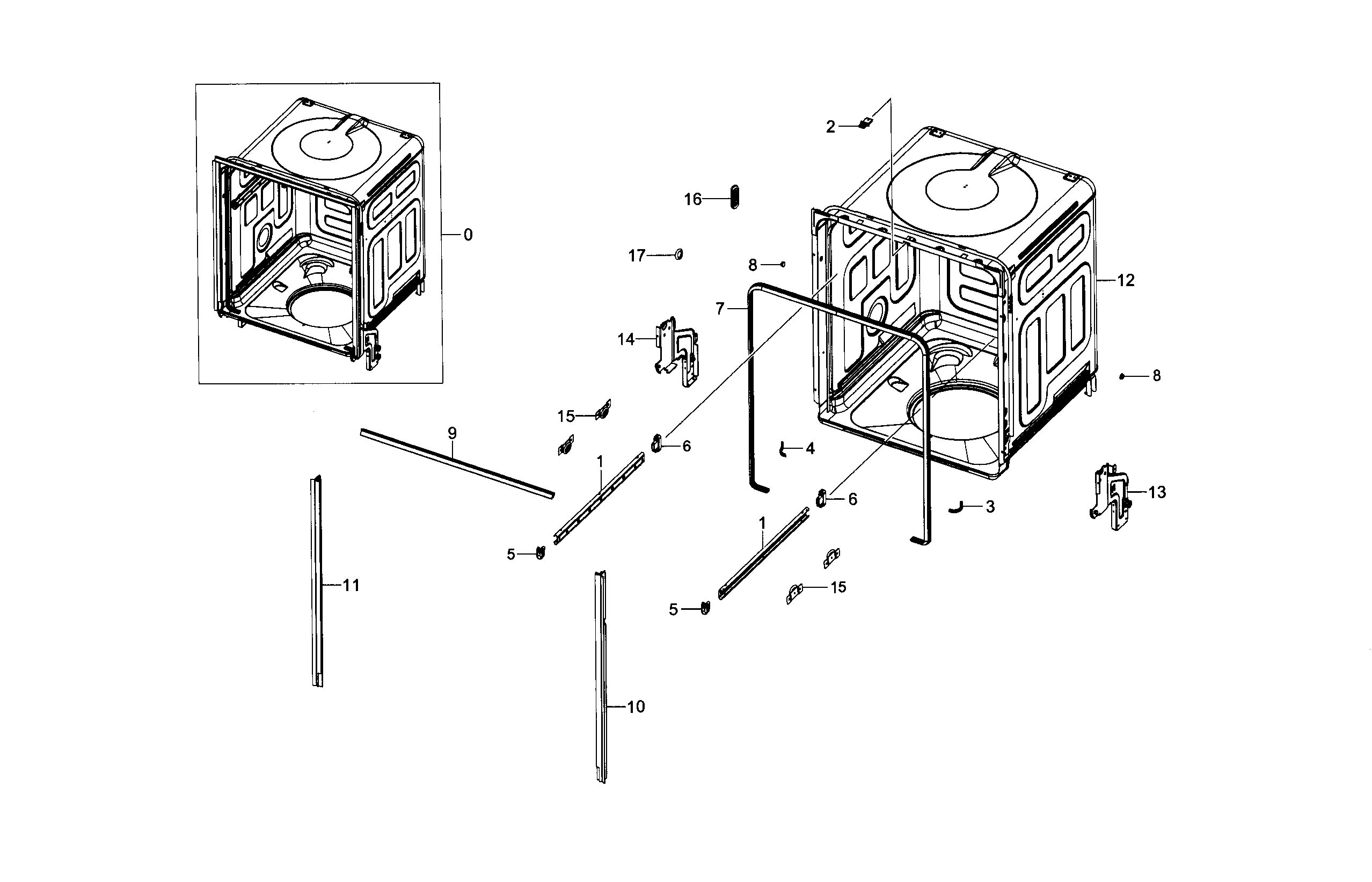 TUB ASSY