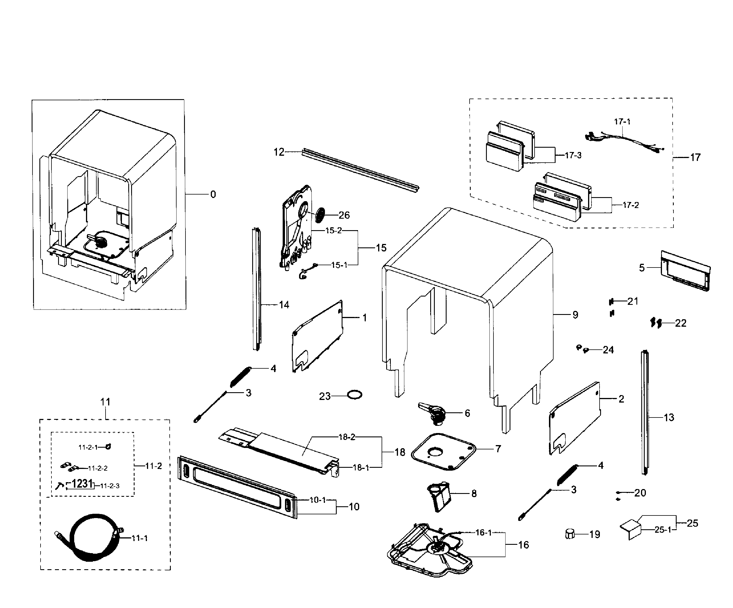 Case assy