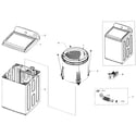Samsung WA45H7200AW/A2-01 main assy diagram