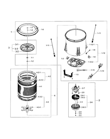 Tub assy
