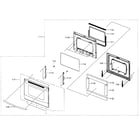 Samsung NE597N0PBSR/AA-02 door assy diagram