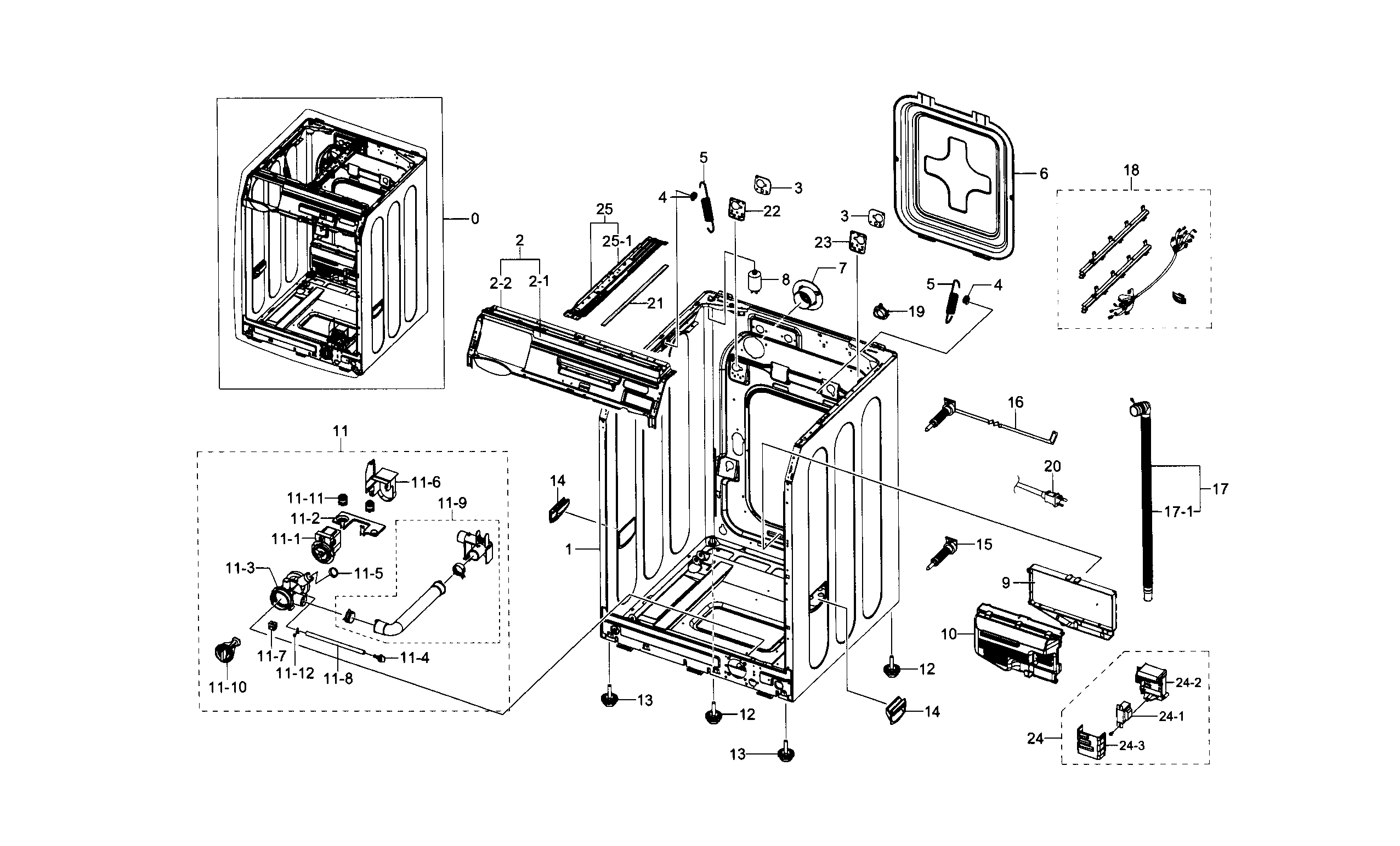 Frame & cover parts