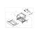 Samsung NX583G0VBWW/AA-01 drawer diagram