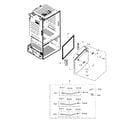Samsung RF263BEAESR/AA-01 freezer door diagram