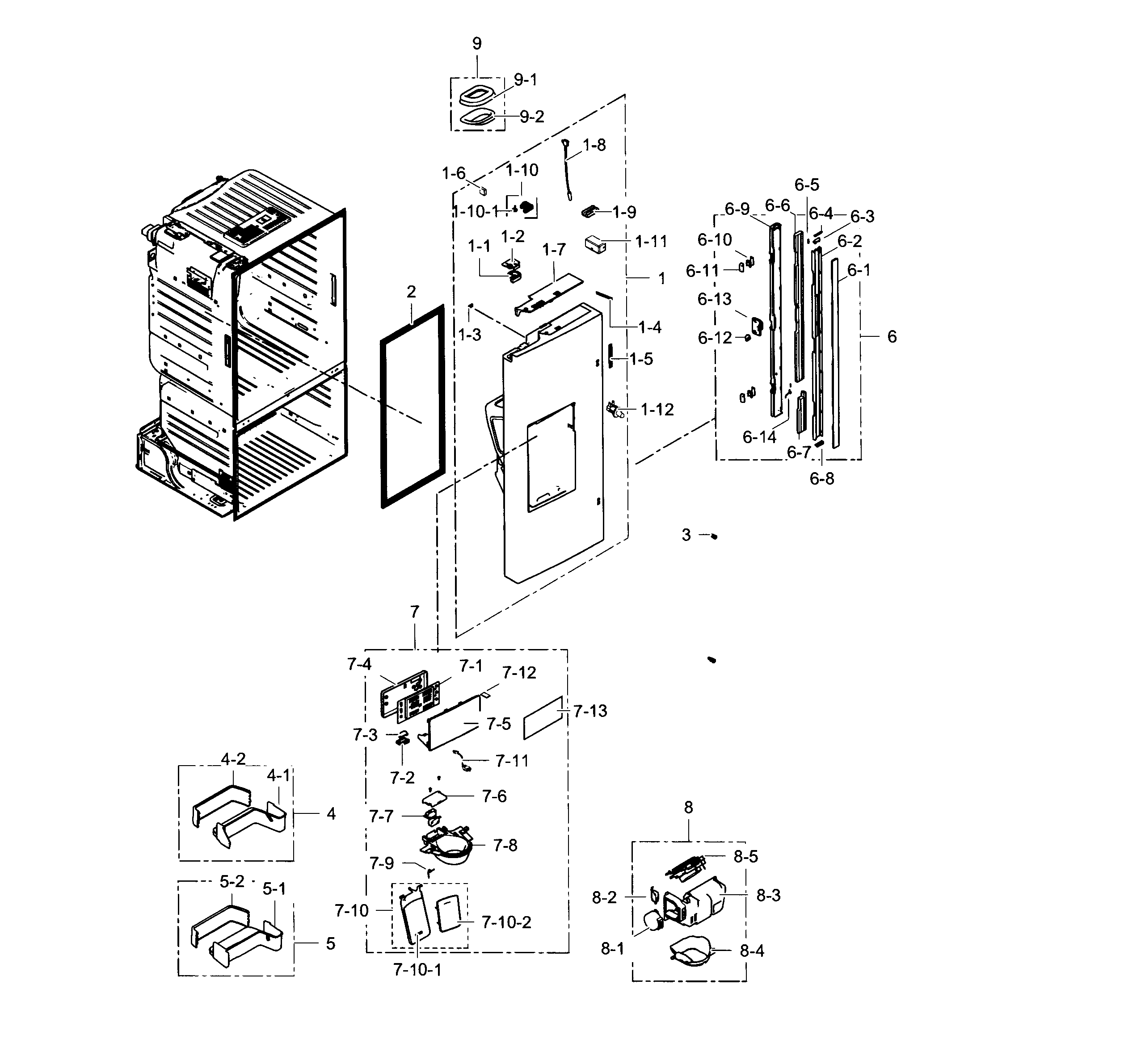 Fridge door l