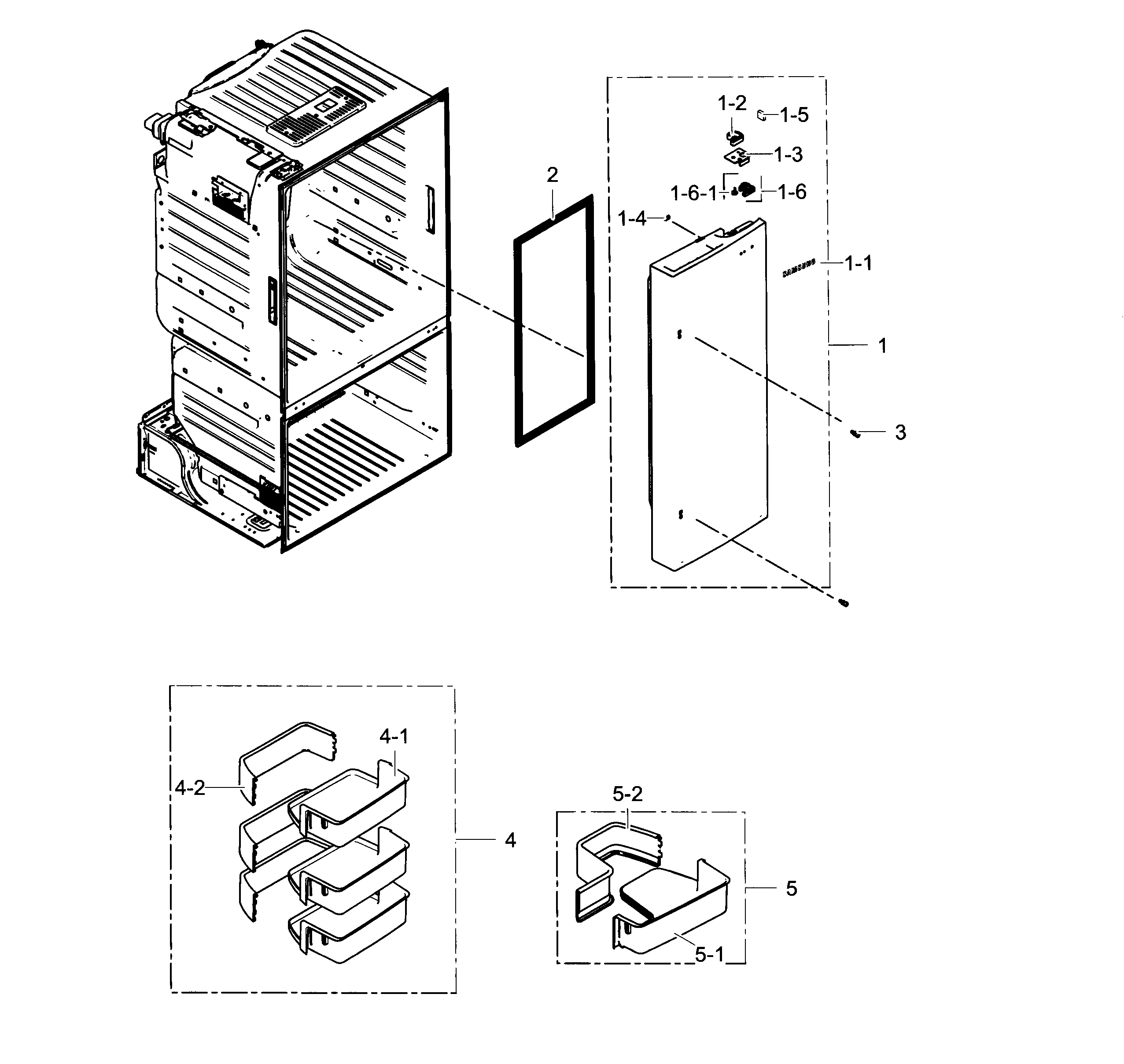 Fridge door r