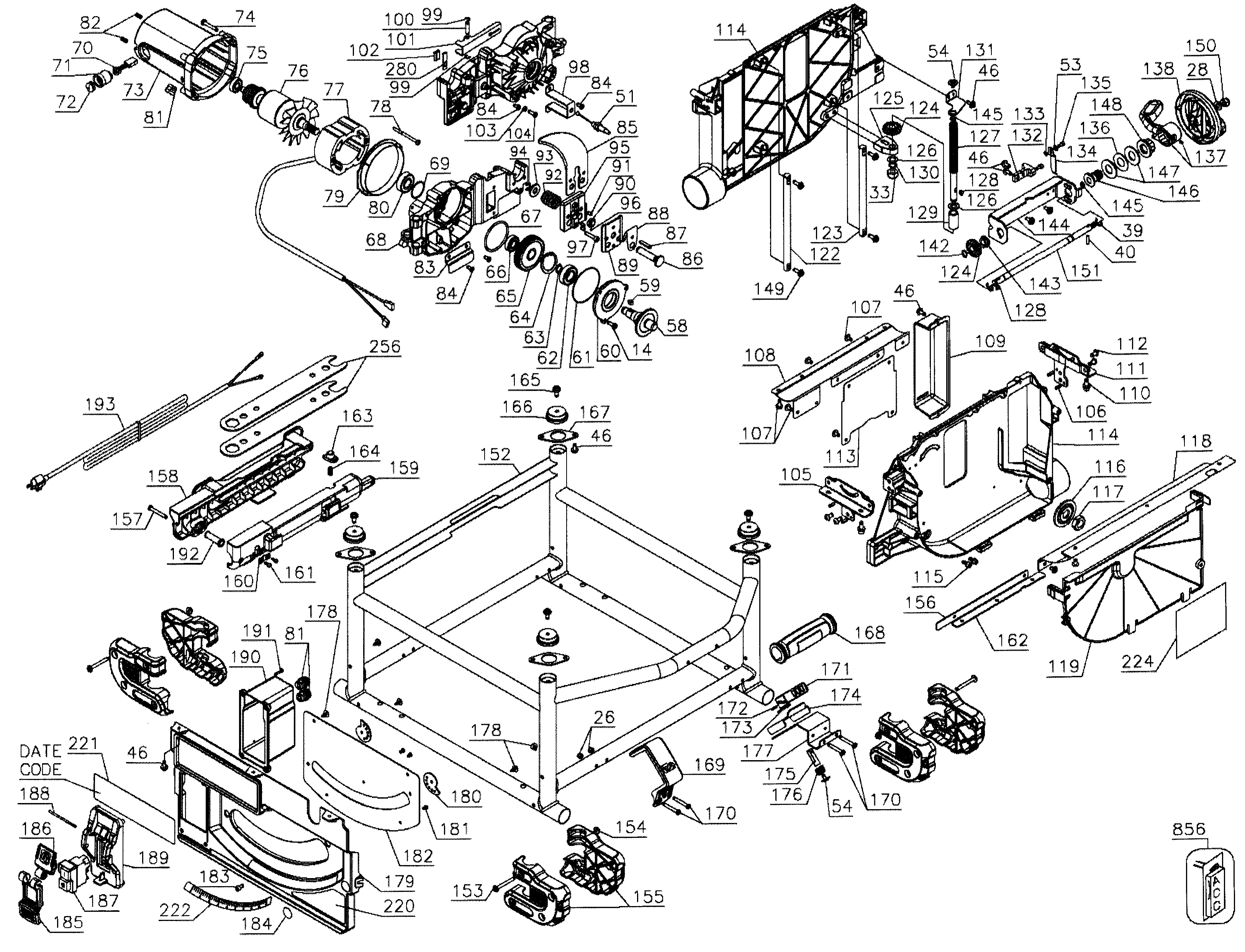 Saw assy
