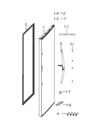 Door fridge out
