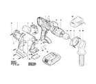 Bosch HDH181-01 drill assy diagram