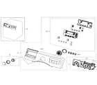 Samsung WF330ANB/XAA-02 control panel diagram