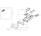 Samsung WF330ANW/XAA-01 drawer diagram