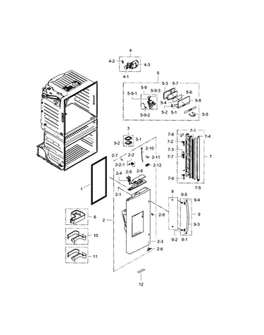 Refrigerator door l