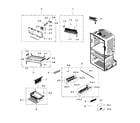 Samsung RF28HMEDBBC/AA-02 freezer diagram