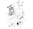 Samsung RF28HMEDBBC/AA-02 cabinet diagram