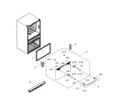 Samsung RF28HMEDBBC/AA-02 freezer door diagram