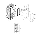 Samsung RF28HMEDBBC/AA-02 refrigerator door r diagram