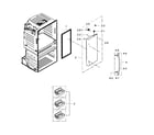 Samsung RF28HMEDBBC/AA-03 refrigerator door r diagram
