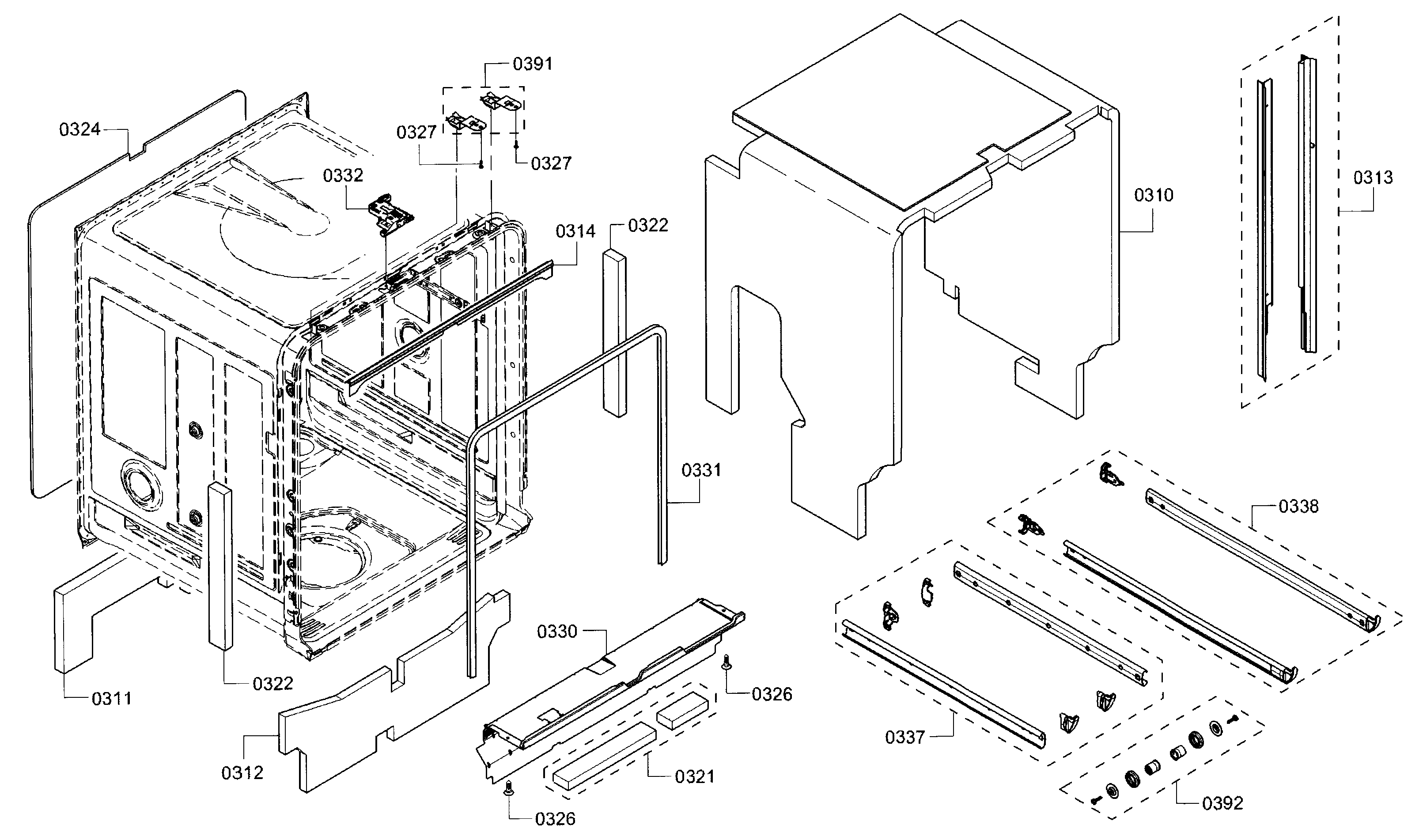 Frame & cavity