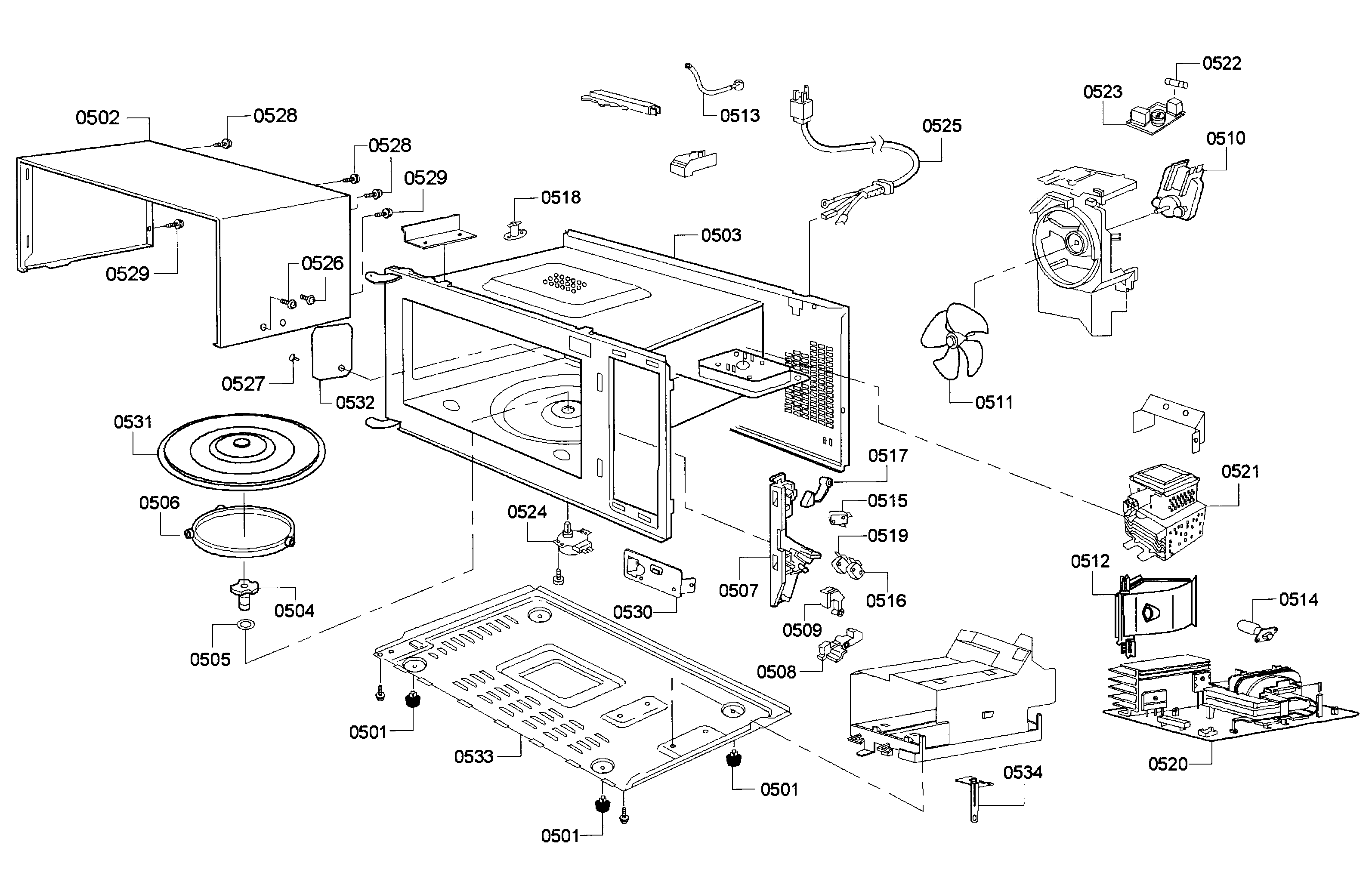 Microwave assy