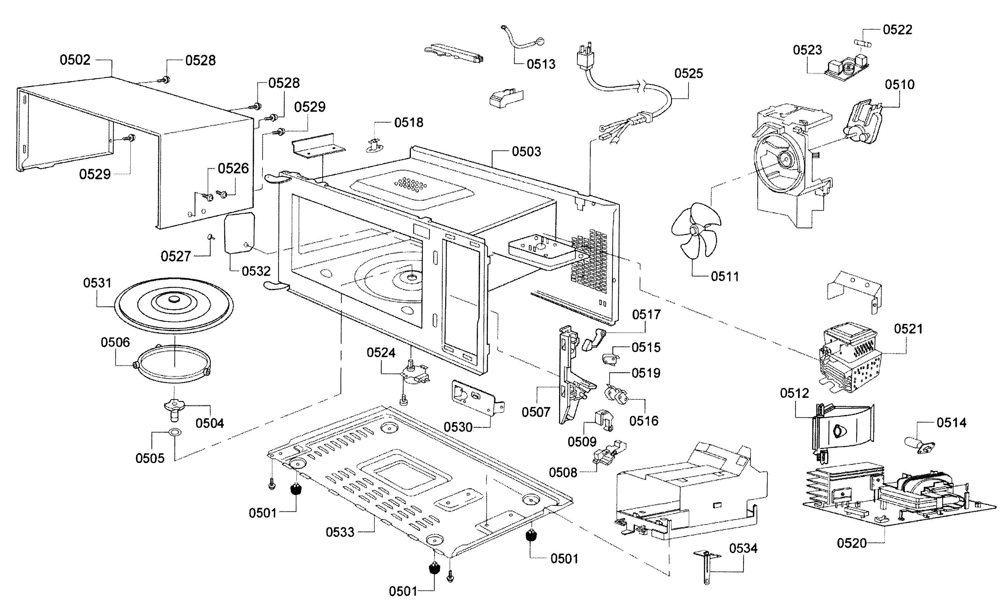 Microwave assy