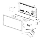 Samsung UN60J6300AFXZA-MS01 cabinet parts diagram