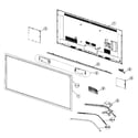 Samsung UN60J6300AFXZA-MS01 cabinet parts diagram