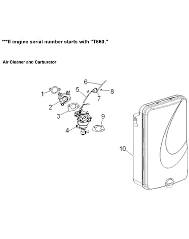 Air cleaner & carburetor