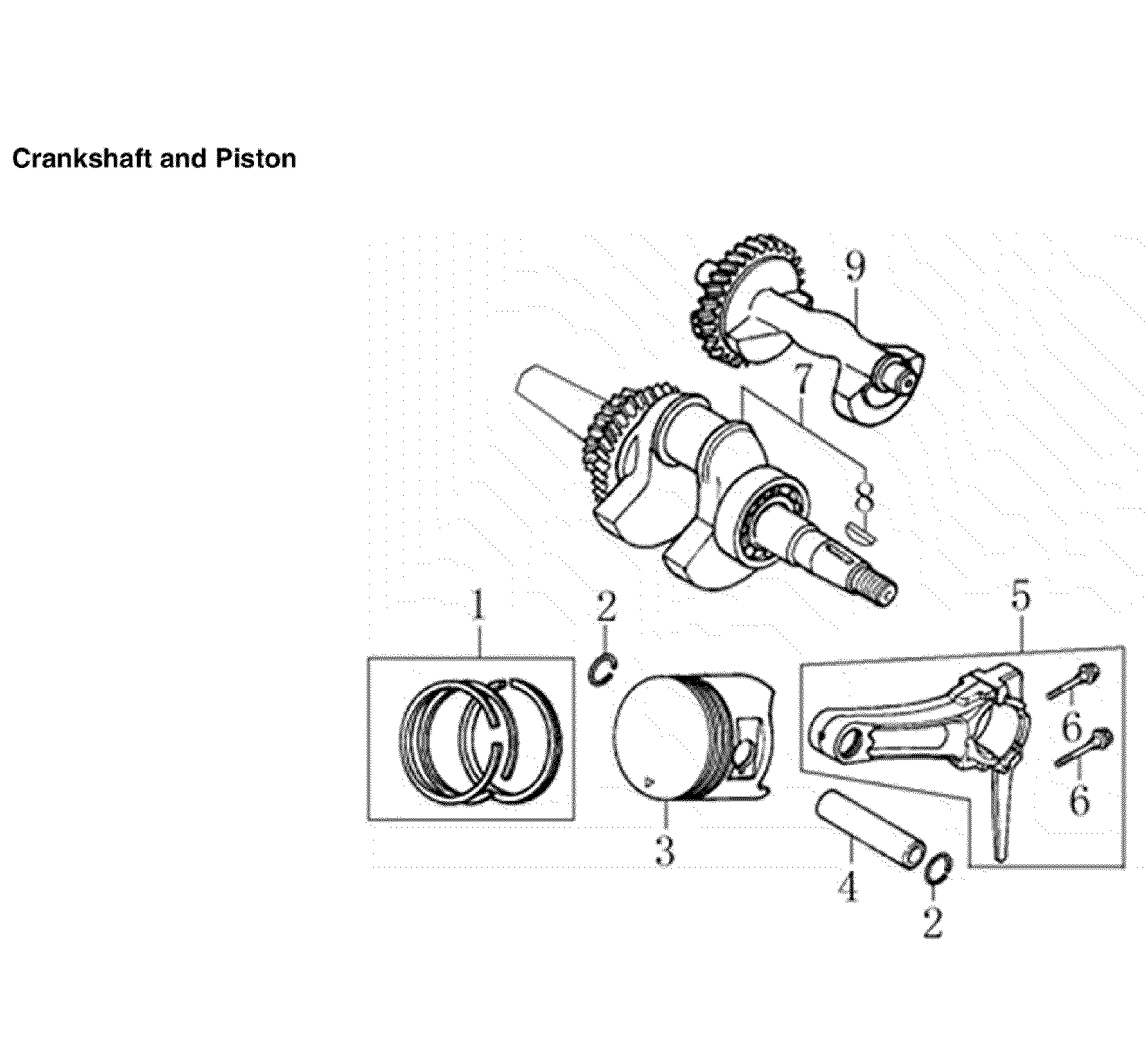 Cranshaft & piston