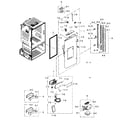Samsung RF263BEAEWW/AA-02 refrigerator door l diagram