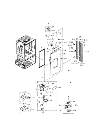 Refrigerator door l