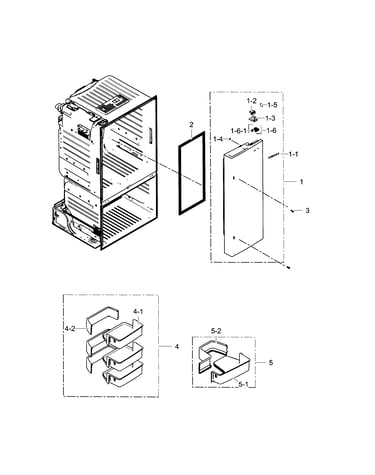 Refrigerator door r