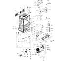 Samsung RF28HMEDBWW/AA-04 cabinet diagram