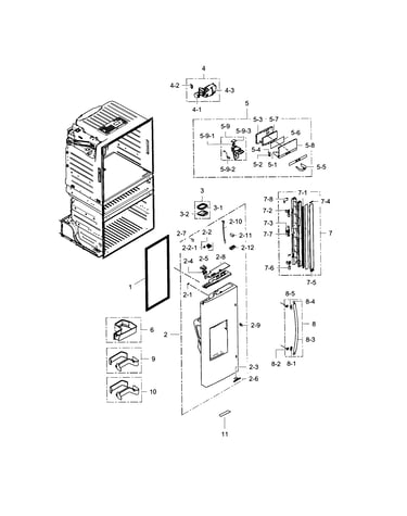 Refrigerator door l