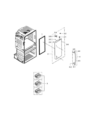 Refrigerator door r