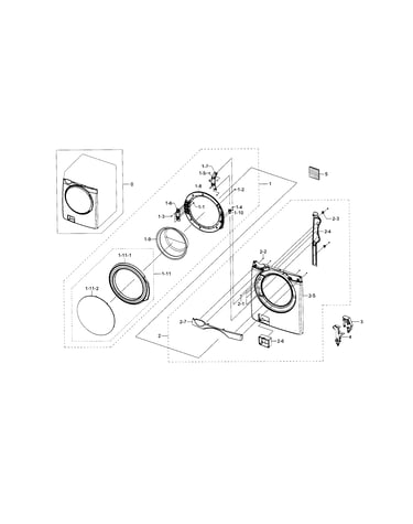 Frame front & door
